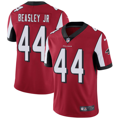 Nike Falcons #44 Vic Beasley Jr Red Team Color Men's Stitched NFL Vapor Untouchable Limited Jersey - Click Image to Close